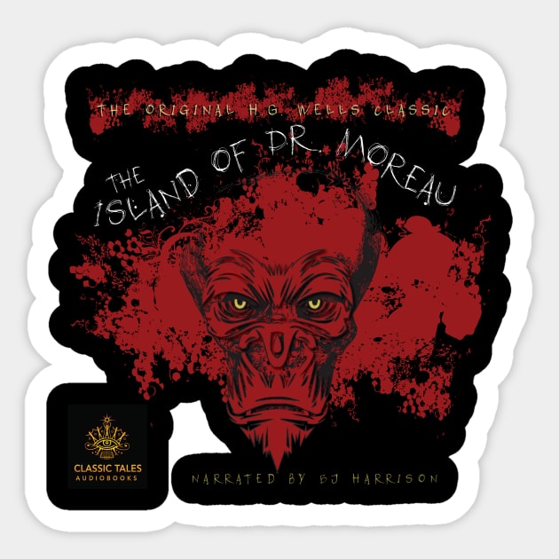 Island of Dr. Moreau Sticker by ClassicTales